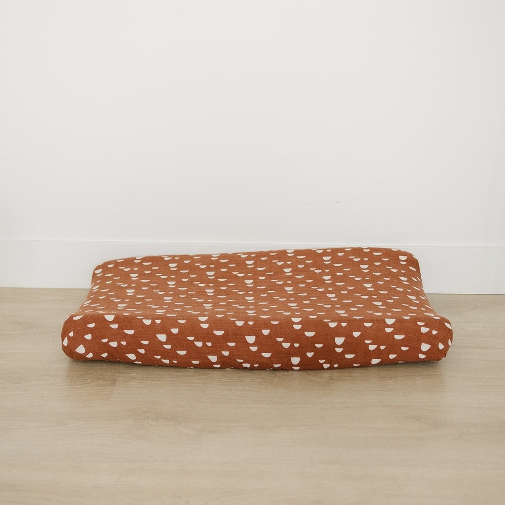 NWT Mebie Baby Muslin Changing Pad Cover